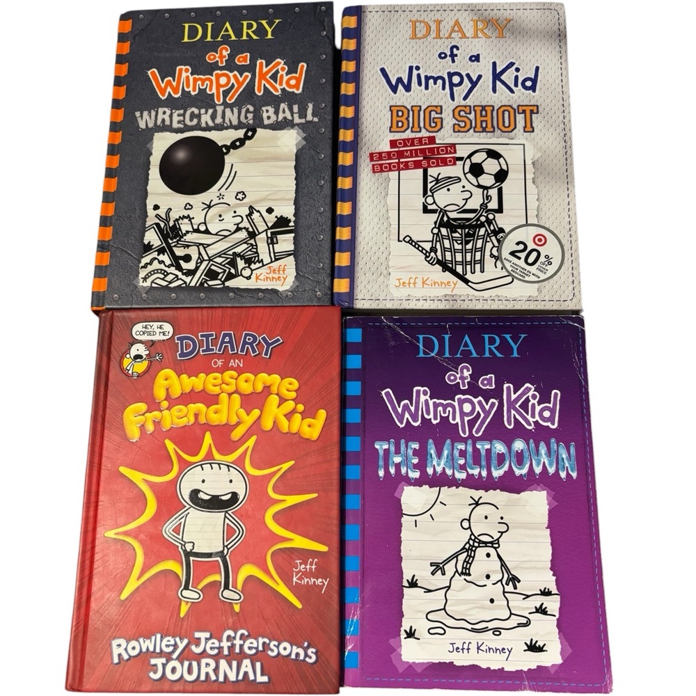 Diary of a Wimpy Kid EUC Book Set